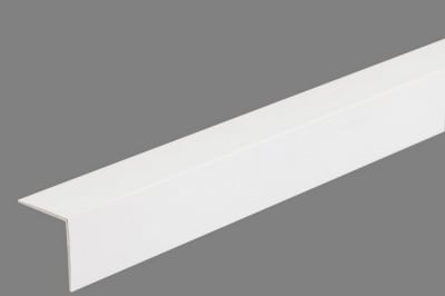 Профили PVC Г-образни Бял - 20мм х 20мм