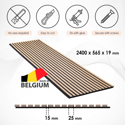 Акустични пана SELIT STYLE Light oak /светъл дъб/2600