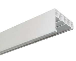 Бленда за PVC шина Gardinia Бленда за едноканална и двуканална PVC шина бяла 5 см.