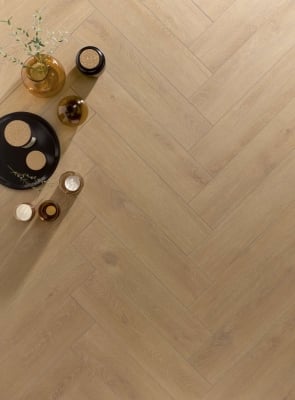 Ламиниран паркет Alsafloor 525 Elegant Herringbone 4V - 8мм - Рибена Кост