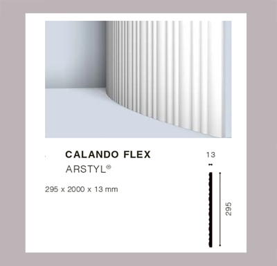 3D декоративни панели от полиуретан Wall panels Calando flex
