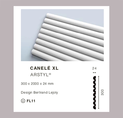 3D декоративни панели от полиуретан Wall panels CANELE XL