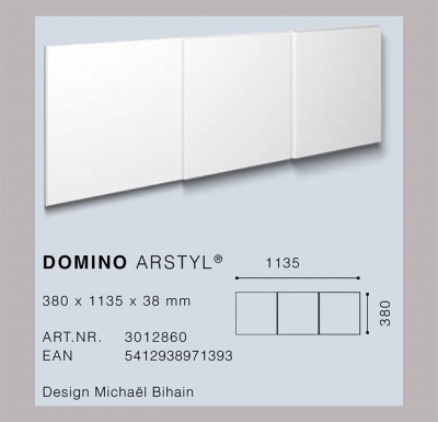 3D декоративни панели от полиуретан Wall Panels DOMINO