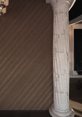Декоративни линейни панели SLAT WALL Линеен панел ROYAL