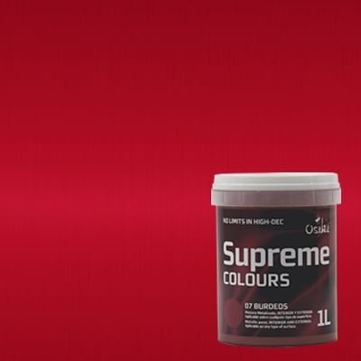 OSAKA-Suprame Colours с метален ефект 1l. Supreme colours aqua metalizado Burdeos 1l.