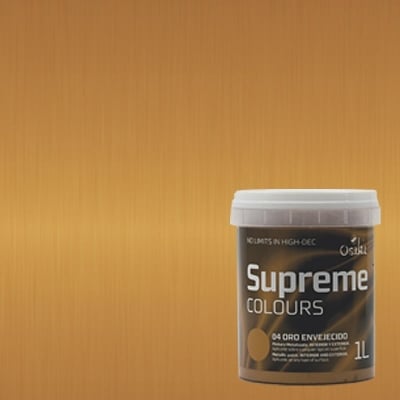 OSAKA-Suprame Colours с метален ефект 1l. Supreme colours aqua metalizado ORO Envejecido 1l.