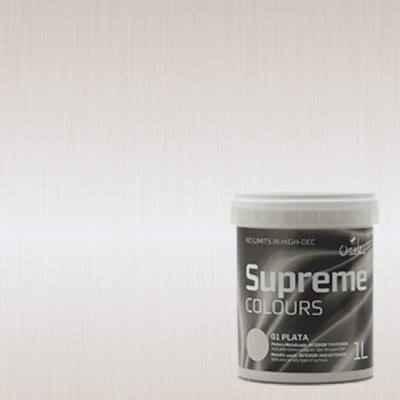 OSAKA-Suprame Colours с метален ефект 1l. Supreme colours aqua metalizado Plata 1l.