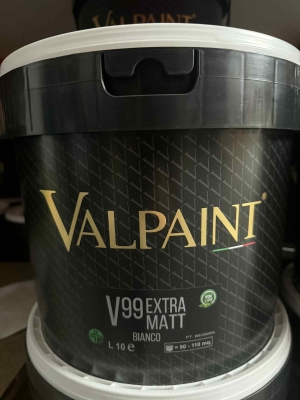 Латекс Valpaint V55 мат ; V88 сатен; V99  Латекс Valpaint V99 EXTRA MATT - 10l.