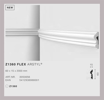 ПРОФИЛИ MNC NOËL & MARQUET - КОЛЕКЦИЯ FLEX Z1360 flex
