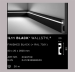 ПРОФИЛИ NMC NOËL & MARQUET - КОЛЕКЦИЯ WALLSTYL-HDPS IL 11 BLACK