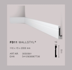 Первази от екструдиран полистирен HDPS