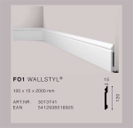 Первази от екструдиран полистирен HDPS FO 1