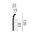Первази от екструдиран полистирен HDPS