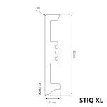 Подов перваз от HDPS полимер STIQ XL 