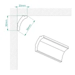 Первази от екструдиран полистирен HDPS